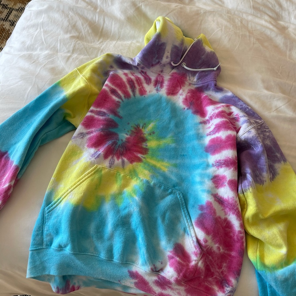 Rainbow Tie Dye Hoodie